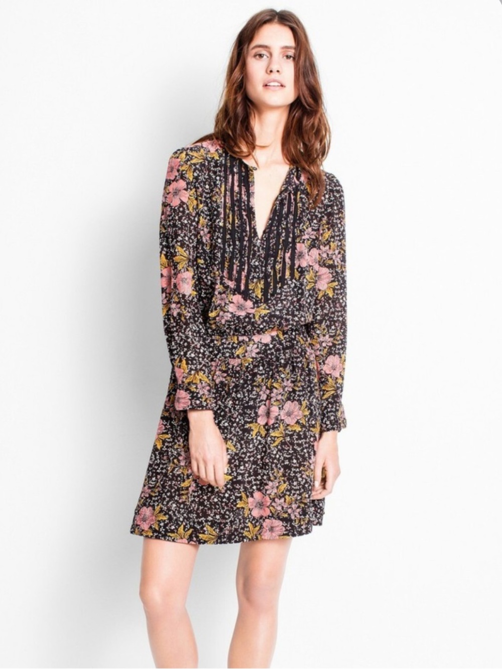 ZADIG & VOLTAIRE Remus Printed Silk Dress size Medium